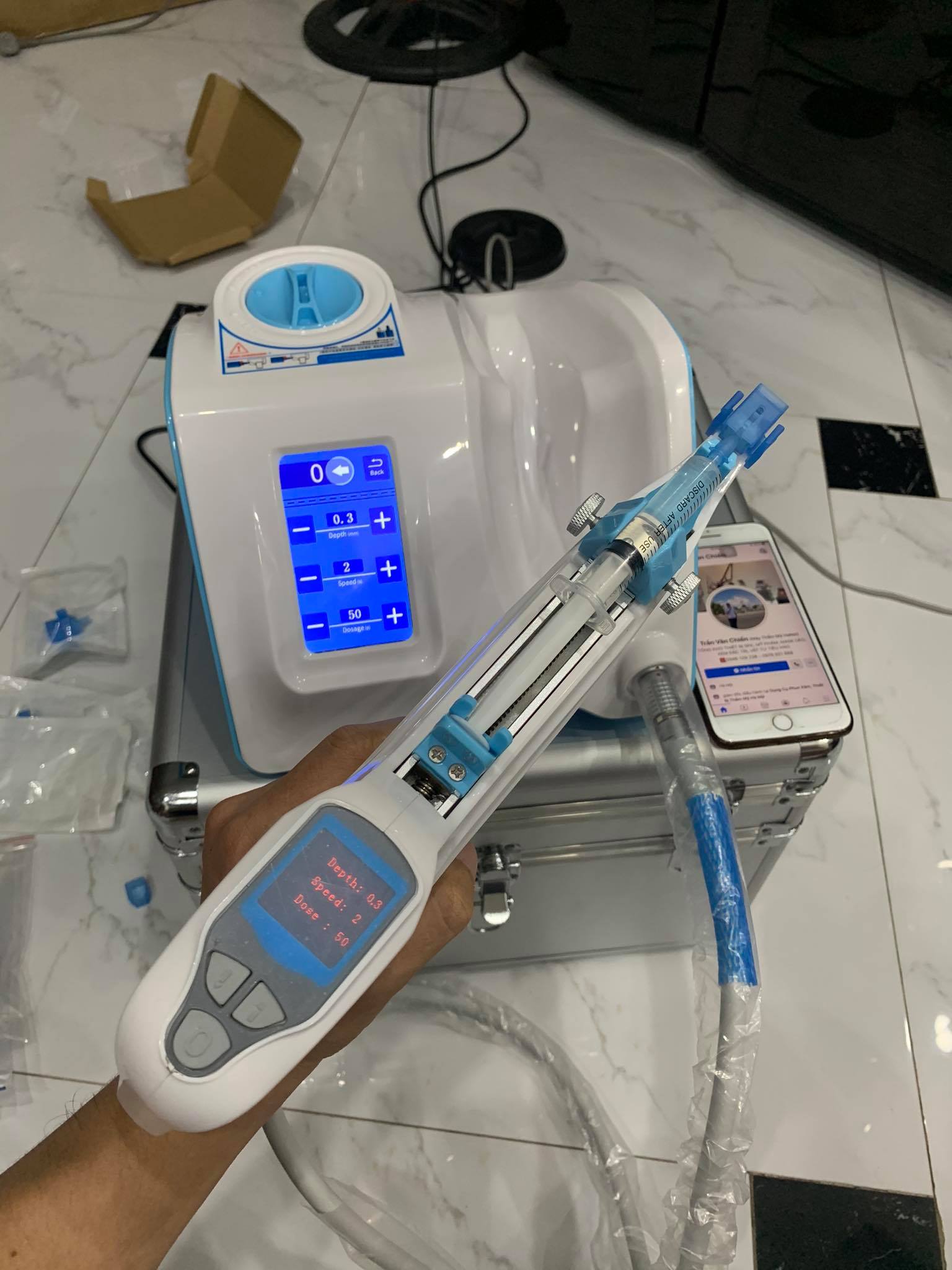 MÁY TIÊM DƯỠNG CHẤT WATER MESOTHERAPY