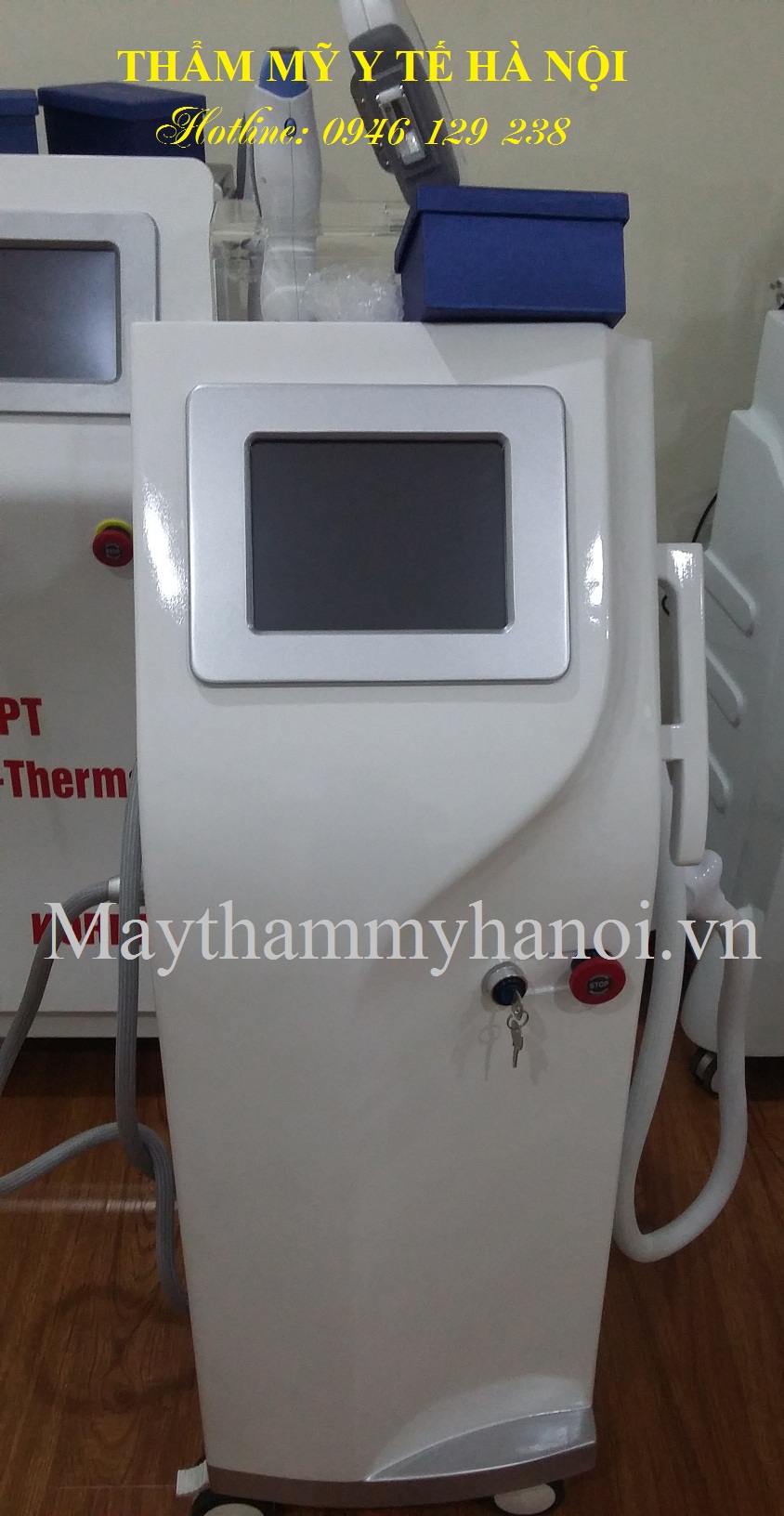 Máy triệt lông 2 tay cầm thermage mới nhất 2016